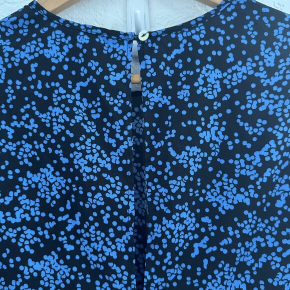 Walter Baker Dress Womens 8 Geo Print Long Sleeve Keyhole Lightweight Resort‎ - Picture 4 of 11